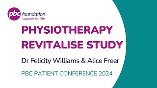 Physiotherapy Revitalise Study  Dr Felicity Williams amp Alice Freer [upl. by Nuhs838]