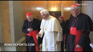 Pope welcomes Benedict XVI to the Vatican [upl. by Sada886]