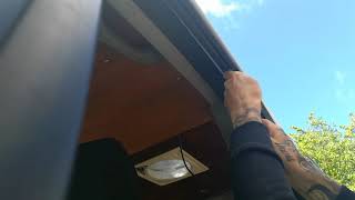 How I fitted HEKO wind deflectors on a Mercedes sprinter [upl. by Lashondra]