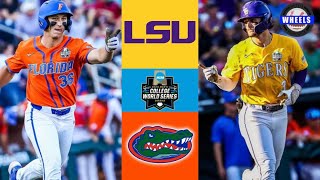 5 LSU vs 2 Florida  Championship Game College World Series  2023 College Baseball Highlights [upl. by Namus461]