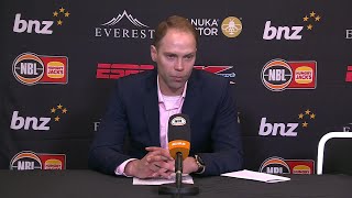 Petteri Koponen press conference vs Tasmania JackJumpers  Round 8 NBL25 [upl. by Chak]