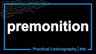 Premonition Definition [upl. by Annalla]