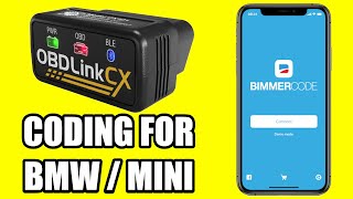 OBDLink CX for BimmerCode Overview and Unboxing BimmerCode iOS and Android BMW Mini coding [upl. by Helge]