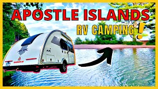 WOW Apostle Islands Camping Madeline Island at Big Bay State Park FUN [upl. by Niarda29]