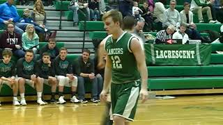 2918  Boys Basketball  Fillmore Central 50 La Crescent 64 [upl. by Alsi805]