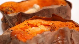 How to Make Martha Stewart’s Baked Sweet Potatoes  Best OvenBaked Recipe [upl. by Andrew129]