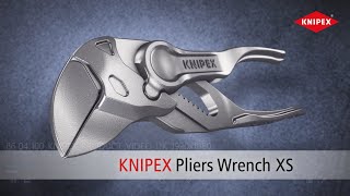 KNIPEX Pliers Wrench XS 86 04 100 [upl. by Nilrak]