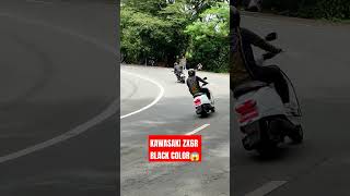 KAWASAKI ZX6R BLACK😱subscribe youtuber everyone kamoterider shortvideo shorts [upl. by Lledra]