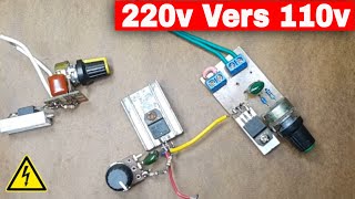 Convertisseur 220v vers 110v Gradateur de Lumiere 220V 50Hz 16A [upl. by Daas]