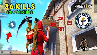 World Record 36 Kills in Duo vs Squad Must Watch Gameplay  Garena Free Fire [upl. by Agnola]