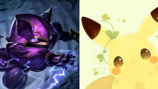 League of Legends custom skins（Pikachu Kennen） [upl. by Anuqahs]