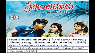 Nee Andhala Chetulu Kadenu song  Preeminchi Choodu movie  covers [upl. by Cyn]