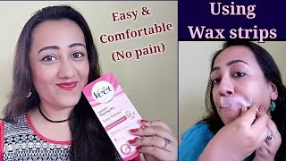 Remove Facial Hair With VEET Instant Waxing Strip  Best amp Safe Option  Quick amp Easy [upl. by Rodmur]