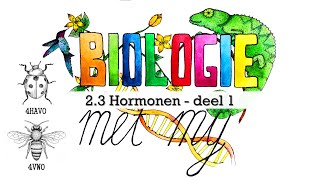 4HV  23 Hormonen deel 1 [upl. by Tips]