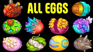 Celestial Island  All Eggs  My Singing Monsters [upl. by Ermey259]