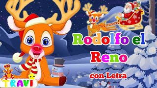 Rodolfo el Reno LETRA El Reno de la Nariz Roja Villancicos Canciones de Navidad Canciones [upl. by Ticon]