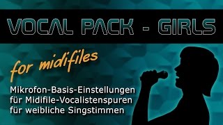 Vocal Pack for Midifiles  Girls  Soundwonderland [upl. by Devonne]