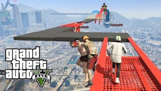 LOS TRES HATERS GRITOS Y RISAS GTA V DIRECTO COMPLETO PARKOUR [upl. by Oralla]