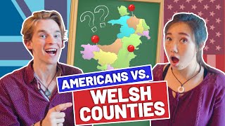 Americans Pronounce Welsh County Names Penybont ar Ogwr Ynys Môn [upl. by Cianca]