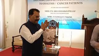 Governor P S Sreedharan Pillai distributes financial assistance to 272 cancer amp dialysis patients [upl. by Oringas]