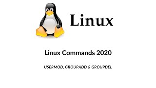 usermod Command  groupadd Command  groupdel Command  usermod groupadd groupdel Linux Command [upl. by Funch]