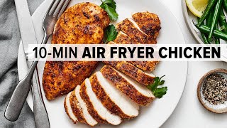 AIR FRYER CHICKEN BREASTS that are super tender flavorful amp juicy [upl. by Aplihs852]