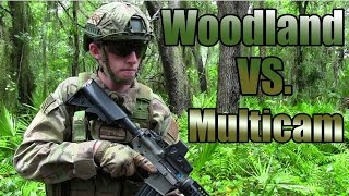 Camo Vs Camo  Woodland Vs Multicam [upl. by Benyamin]