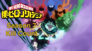 My Hero Academia Season 7 2024 Kill Count [upl. by Tansy]