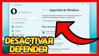 ✅DESACTIVAR WINDOWS DEFENDER EN WINDOWS 11 [upl. by Mellins]