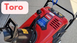 How To Do An Oil Change In A Toro Snow Blower 721 E 21quot Width 212cc [upl. by Nalyorf549]