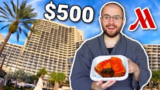 500 Day At The Worlds LARGEST Marriott Hotel 4STAR Room Service Orlando World Center Review [upl. by Lorenzo]