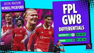 FPL GW8 Differentials To boost your rank [upl. by Langbehn]