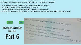 Exit exam for information technology 2016 EC  part6 [upl. by Inkster]