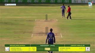 CSA T20 Knockout  Limpopo Impalas vs Mpumalanga Rhinos [upl. by Treat109]