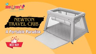 Newton Travel Crib Review  The Perfect Blend of Convenience and Comfort [upl. by Neras]