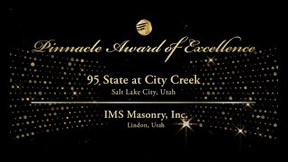 2023 Pinnacle Awards 95 State at City Creek [upl. by Marigolda]