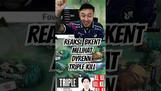 REAKSI BKENT MELIHAT HILDA DYRENN TRIPLE KILL shorts mpl rrq [upl. by Iror]