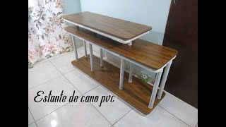 Como fazer uma estante de cano PVC [upl. by Airdua]