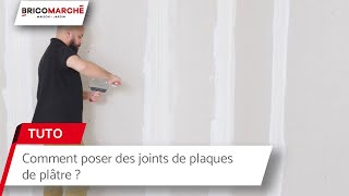 Comment poser des joints de plaques de plâtre   Bricomarché [upl. by Dnartreb]