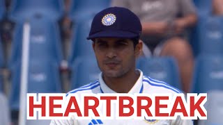 HEARTBREAK FOR SHUBMAN GILL  shubmangill indvsnztest [upl. by Hildegaard]