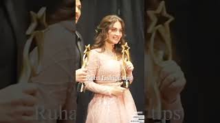 Hiba Bukhari  Ahsan Khan winning the IPPA Awards 2023 in Manchester ahsankhan hibabukhari humtv [upl. by Akirre602]