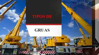 ✅ Tipos de grúas en construcción  Maquinaria 🏗️ [upl. by Heilman]