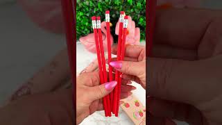 Cute Stationery Set Unboxing Satisfying Video ASMR 🩷 shorts asmr [upl. by Andee]