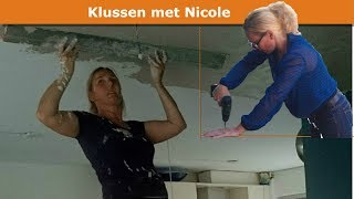 Nicole stuct 51 m2 plafond in woonkamer en keuken [upl. by Nautna]