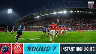 Munster v Ulster  Instant Highlights  Round 7  URC 202223 [upl. by Analaf95]