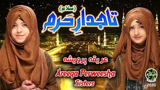 Beautiful Kalaam 2020  Areeqa Perweesha Sisters  Tajdar e Haram  Official Video  Safa Islamic [upl. by Gabriellia698]