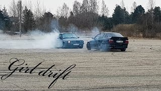 Girl drift E30 vs Guy E36 [upl. by Vivianne]