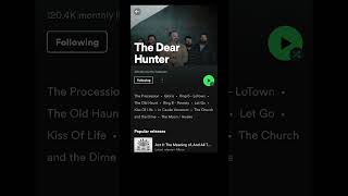 my favs rn are probably friend and the dear hunter music spotify musicrecommendations bands rec [upl. by Alameda]