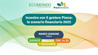 Incontro con il gestore Pimco lo scenario finanziario 2025 [upl. by Hcab122]