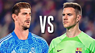 Thibaut Courtois vs Ter Stegen • Mejores Atajadas 2023 [upl. by Ennoirb339]